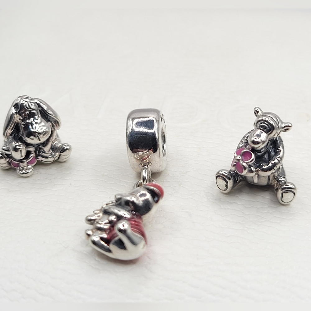 💫3 Authentic Pandora ⭐️RETIRED⭐️ DISNEY CHARMS